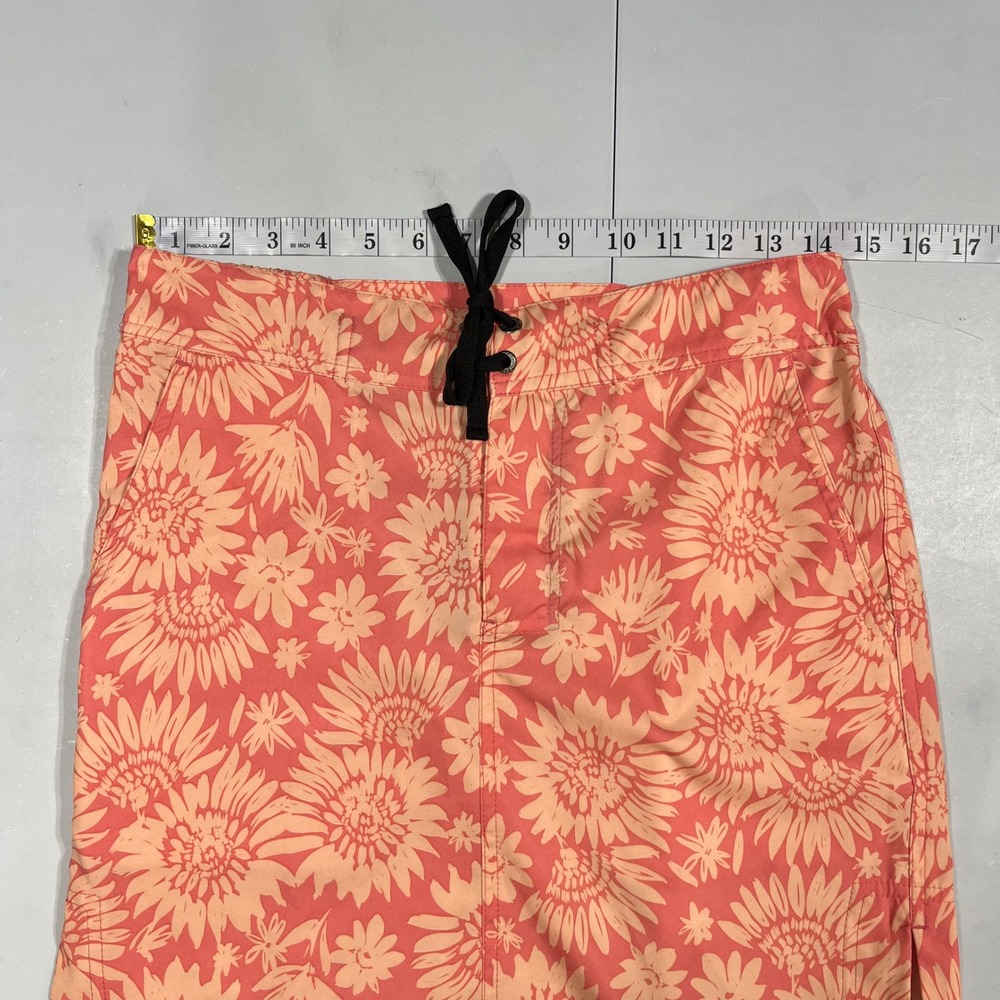 RipSkirt Hawaii Boho Surfer Wrap Skirt Peach Sunflower Small Vibrant Beachy - Picture 6 of 11